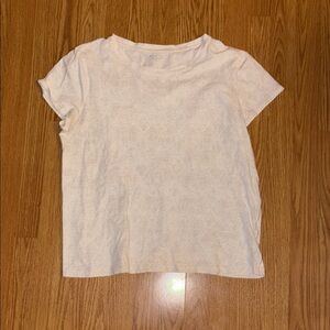 Athleta Cream Short Sleeve T-Shirt